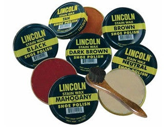 lincoln stain wax shoe polish