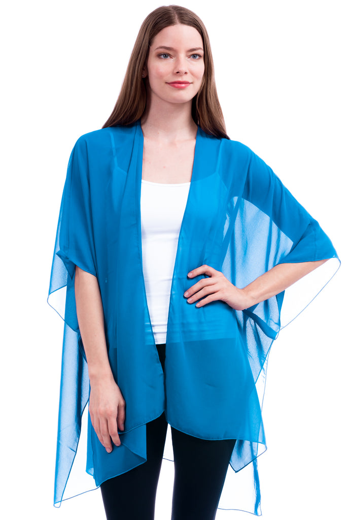 Solid Sheer Chiffon Kimono Cardigan | Modern Kiwi