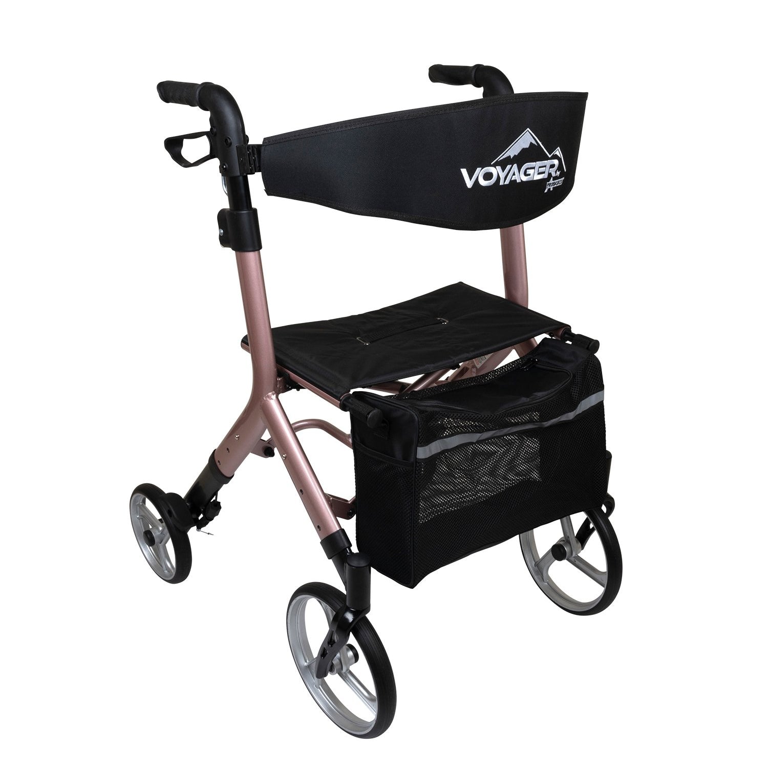 Voyager RLEU10PK Adjustable Height Euro-Style Rollator ...