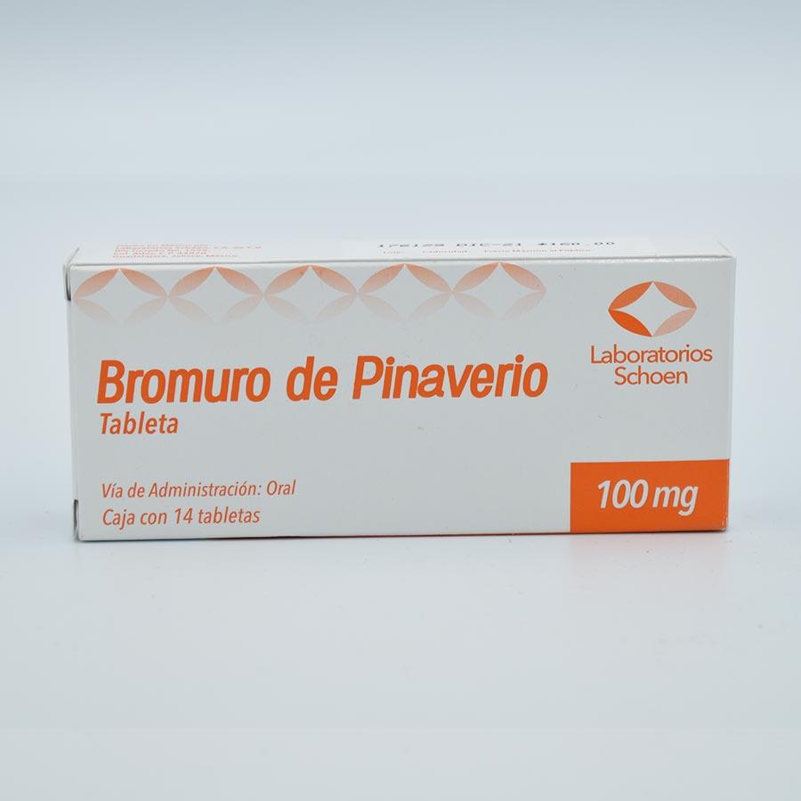 BROMURO DE PINAVERIO 100MG CAJA CON 14 TABLETAS  (SHOEN) – Farmacias  Iguales