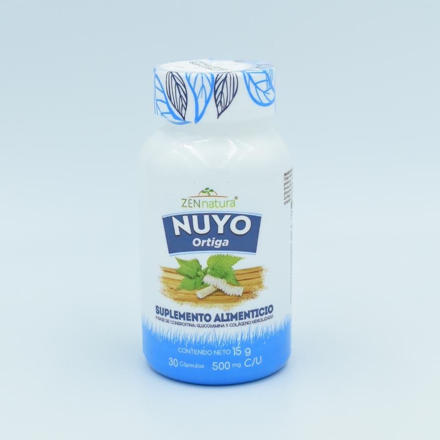 NUYO ORTIGA 15 GR FRASCO CON 30 CAPSULAS (CONDROITINA, GLUCOSAMINA Y C –  Farmacias Iguales