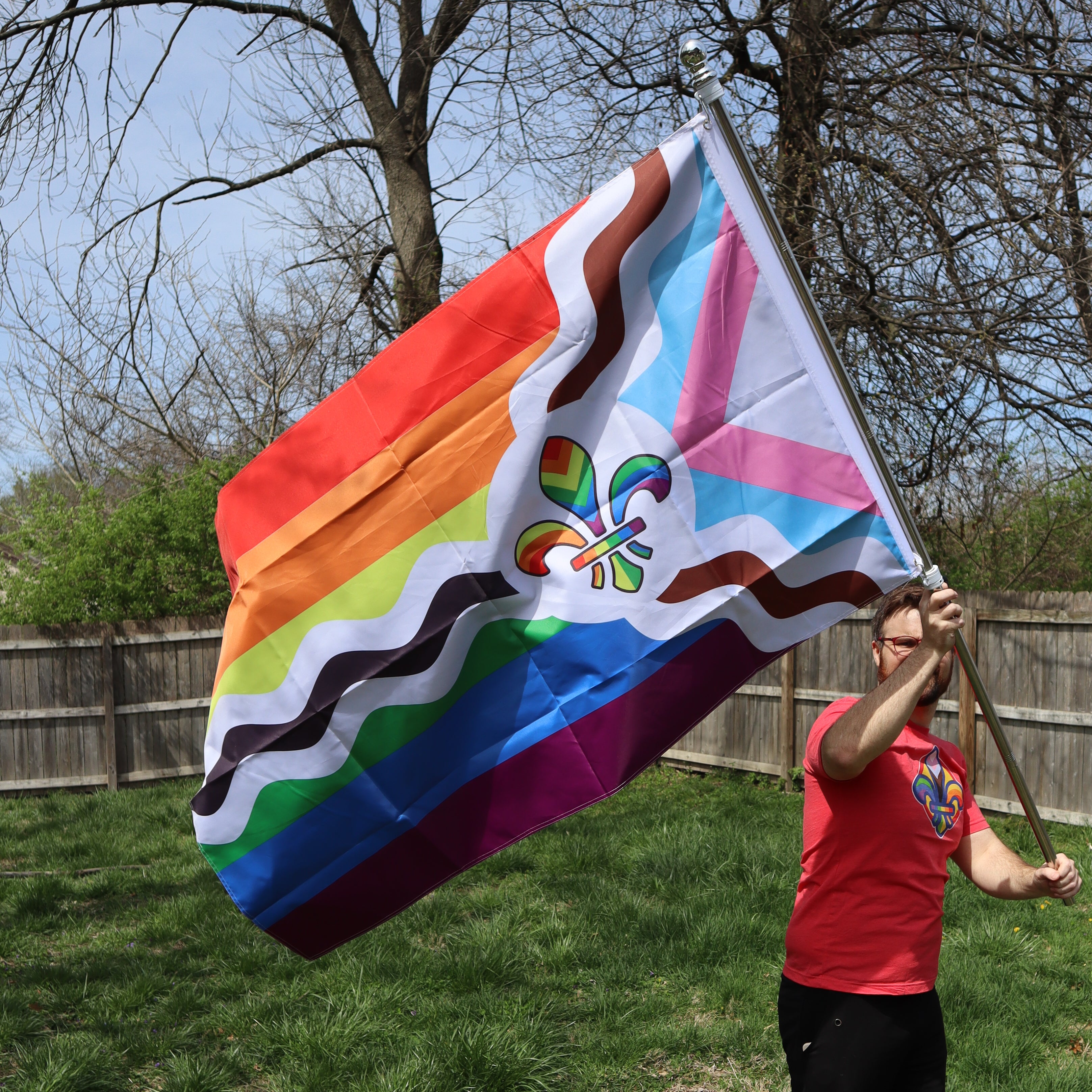 St. Louis Skyline Pride Flag - 3 x 5 – Series Six