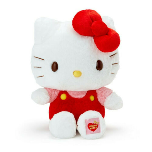 fluffy hello kitty plush