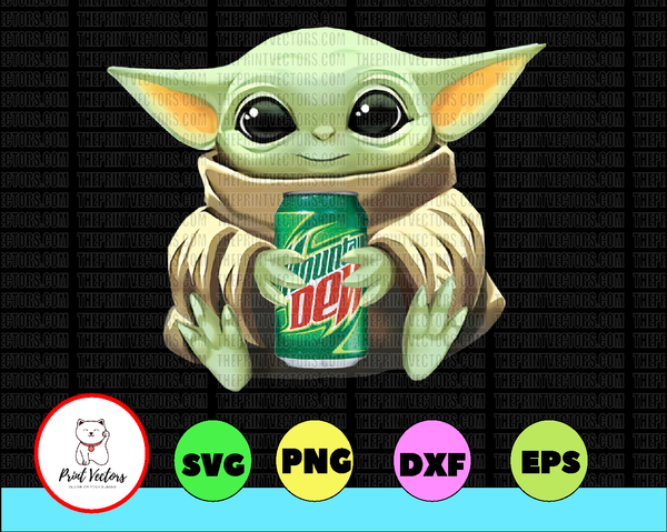 Free Free 163 Baby Yoda Mountain Dew Svg SVG PNG EPS DXF File