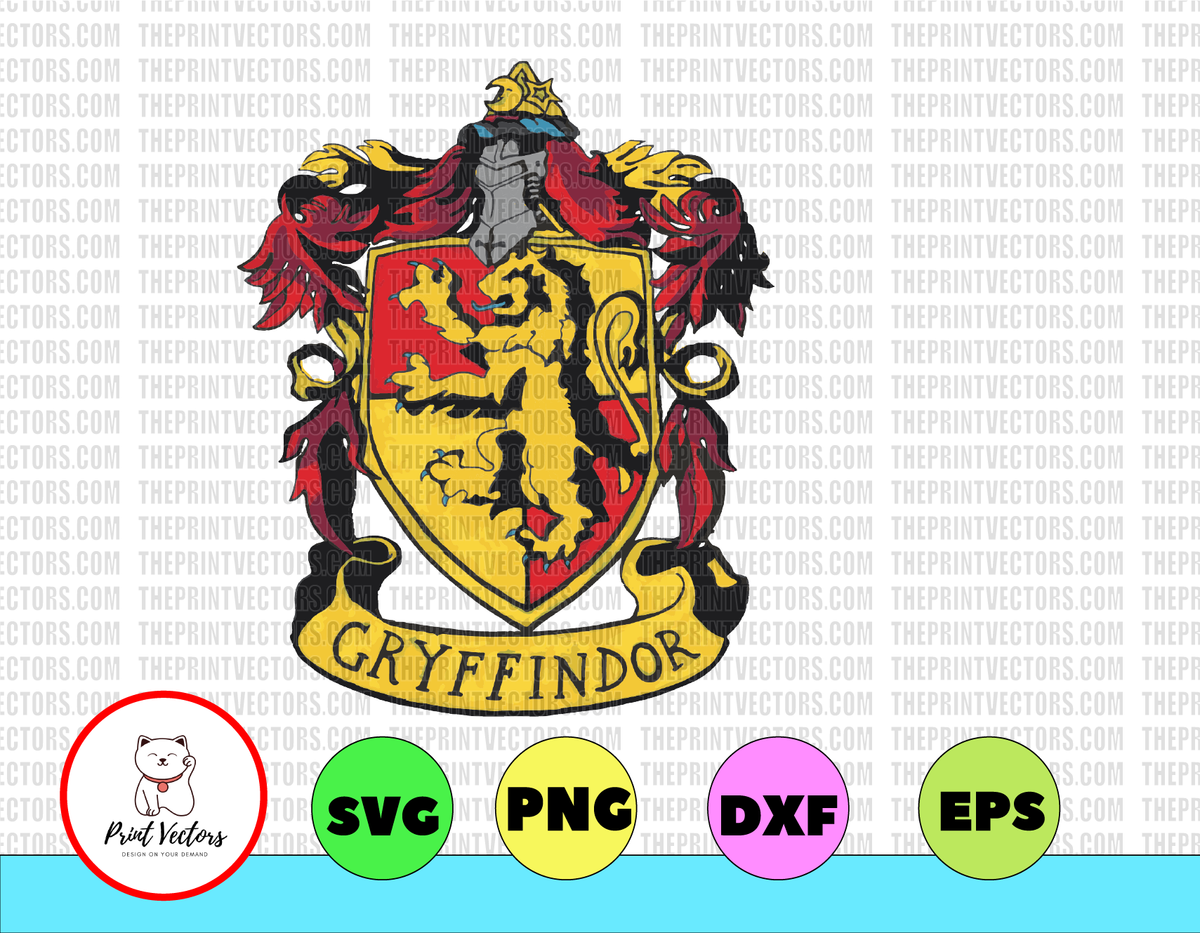 Download Harry Potter Gryffindor Crest, Harry Potter SVG, Instant ...
