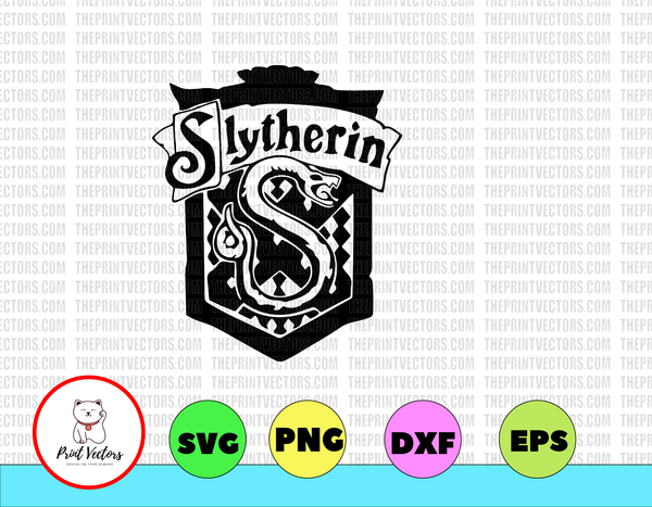 Download Slytherin Emblem Svg Muggle Svg Hogwarts Hogwarts Crests Svg Muggl Print Vectors SVG, PNG, EPS, DXF File