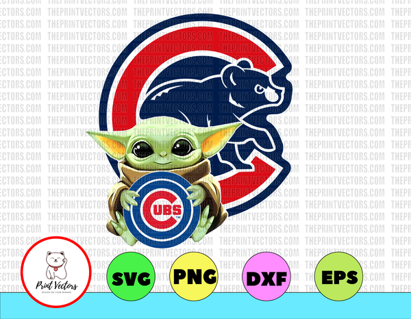 Official Baby Yoda Hug Chicago Cubs Shirt - Thefirsttees