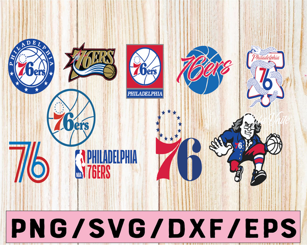 Download Nba Logo Philadelphia 76ers Philadelphia 76ers Svg 76ers Svg Basket Print Vectors