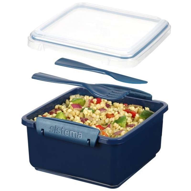 Sistema Lunchbox - Snack Attack Renew - 410 ml - Navy