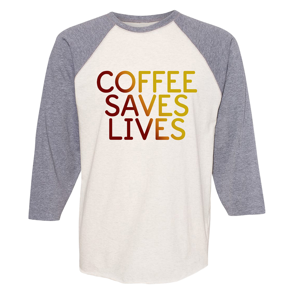 Download Coffee Saves Lives Natural Heather Vintage Heather