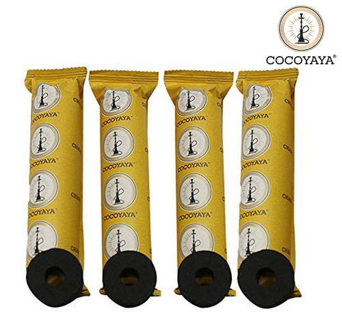 COCOYAYA Polo Quick Light Charcoal for Hookah - 5 Rolls (50 Disks)