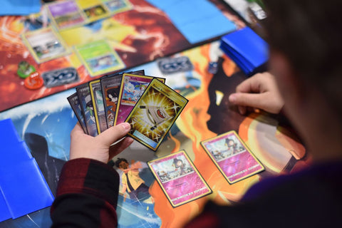 People Playing Pokemon TCG