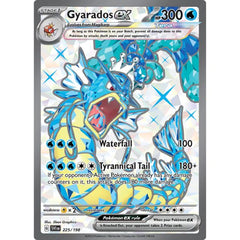 Pokemon Gyarados EX vollständige Kunst Scarlet & Violet