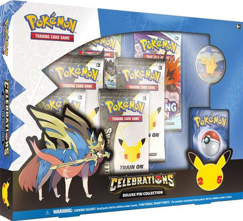 Pokemon 25th Anniversary Celebrations Deluxe Pin Collection