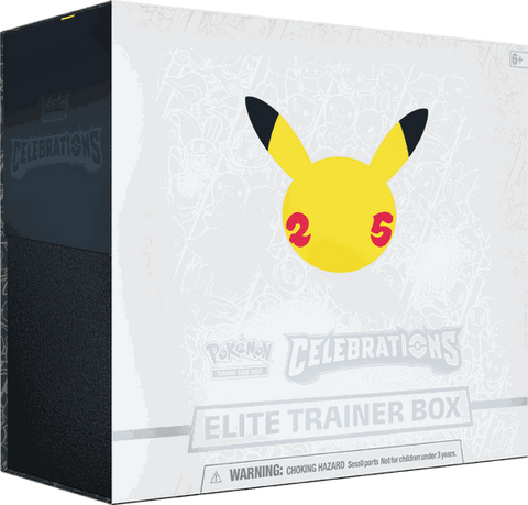 Pokemon 25th Anniversary Celebrations Elite Trainer Box