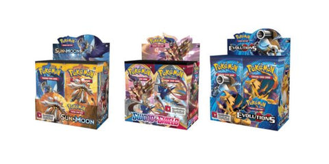 Pokemon Cards V Vmax Box Tcg Sun & Moon Evolutions Pokemon Booster