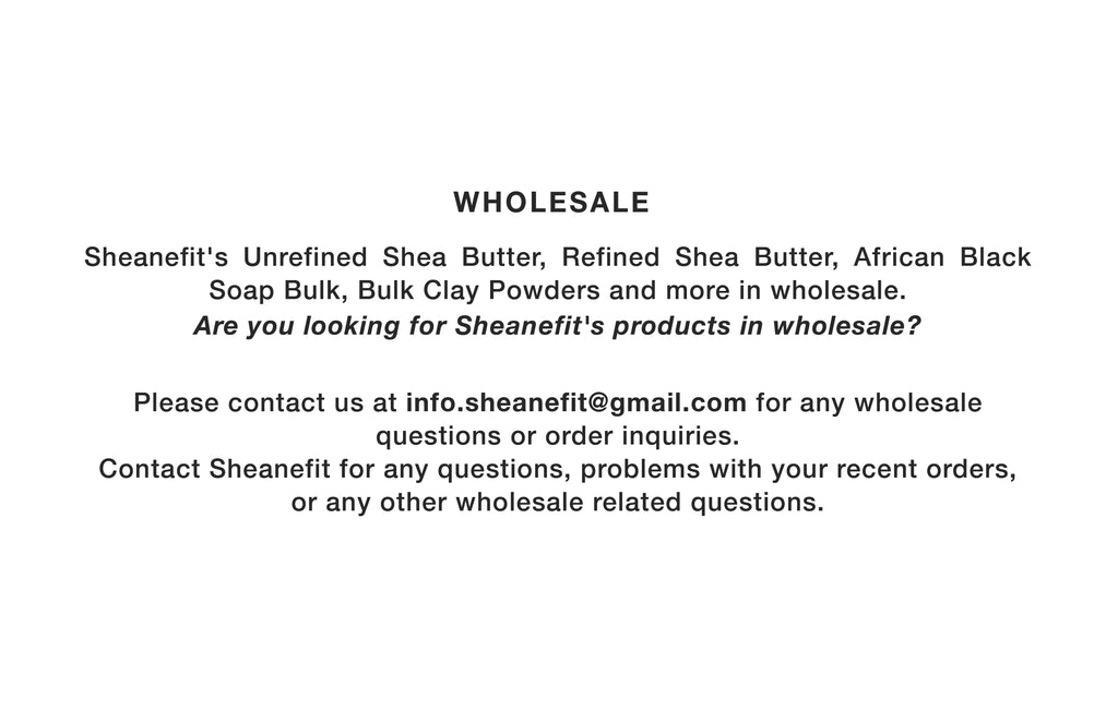 Sheanefit Raw Unrefined Ivory African Shea Butter Bulk Bar