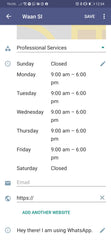 Agrega horarios de contacto a Whatsapp business