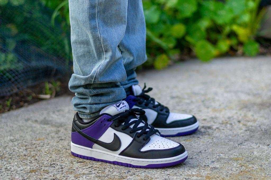 nike dunk sb court purple