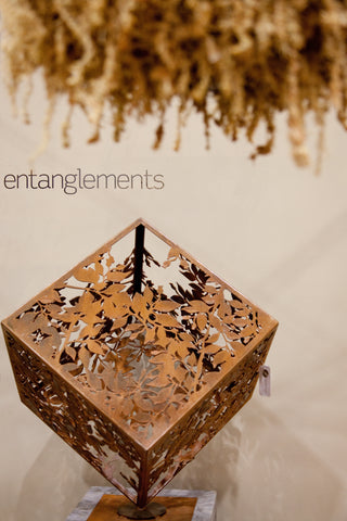 Entanglements Metal Autumn Sculpture in Decor and Design show Melbourne