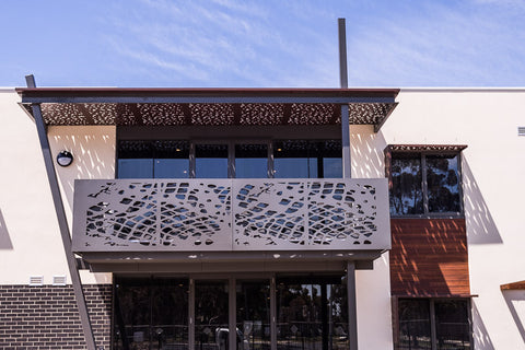 Custom Designed Aluminium Balustrade by Entanglements at Mekong Aged Care Facility