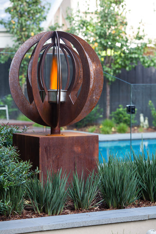 Bespoke Fire Feature for outdoor space