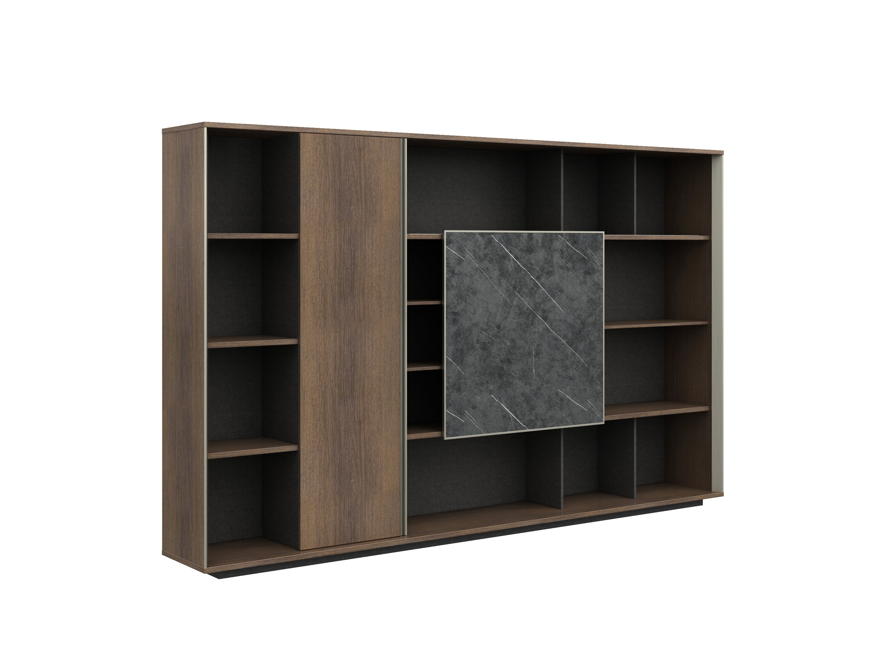 Bookcase Modern Display Bookshelf Unit 3.2M Cabinet Shelf Melbourne