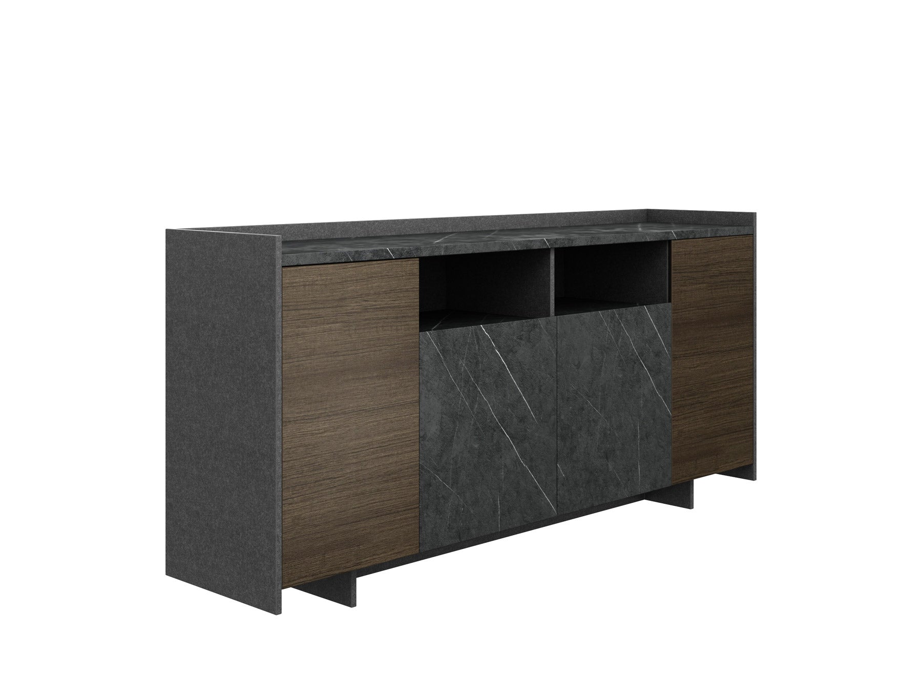 DreasyTech ALTON 
                                                        1.8M 4 Door Credenza Cabinet Cupboard Sideboard