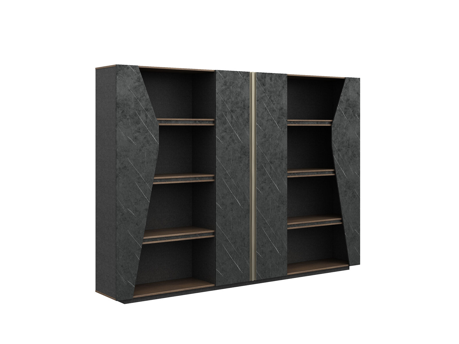 DreasyTech ALTON 2.8M Bookcase Display Filing 
                                                        Bookshelf Cabinet Shelf Unit