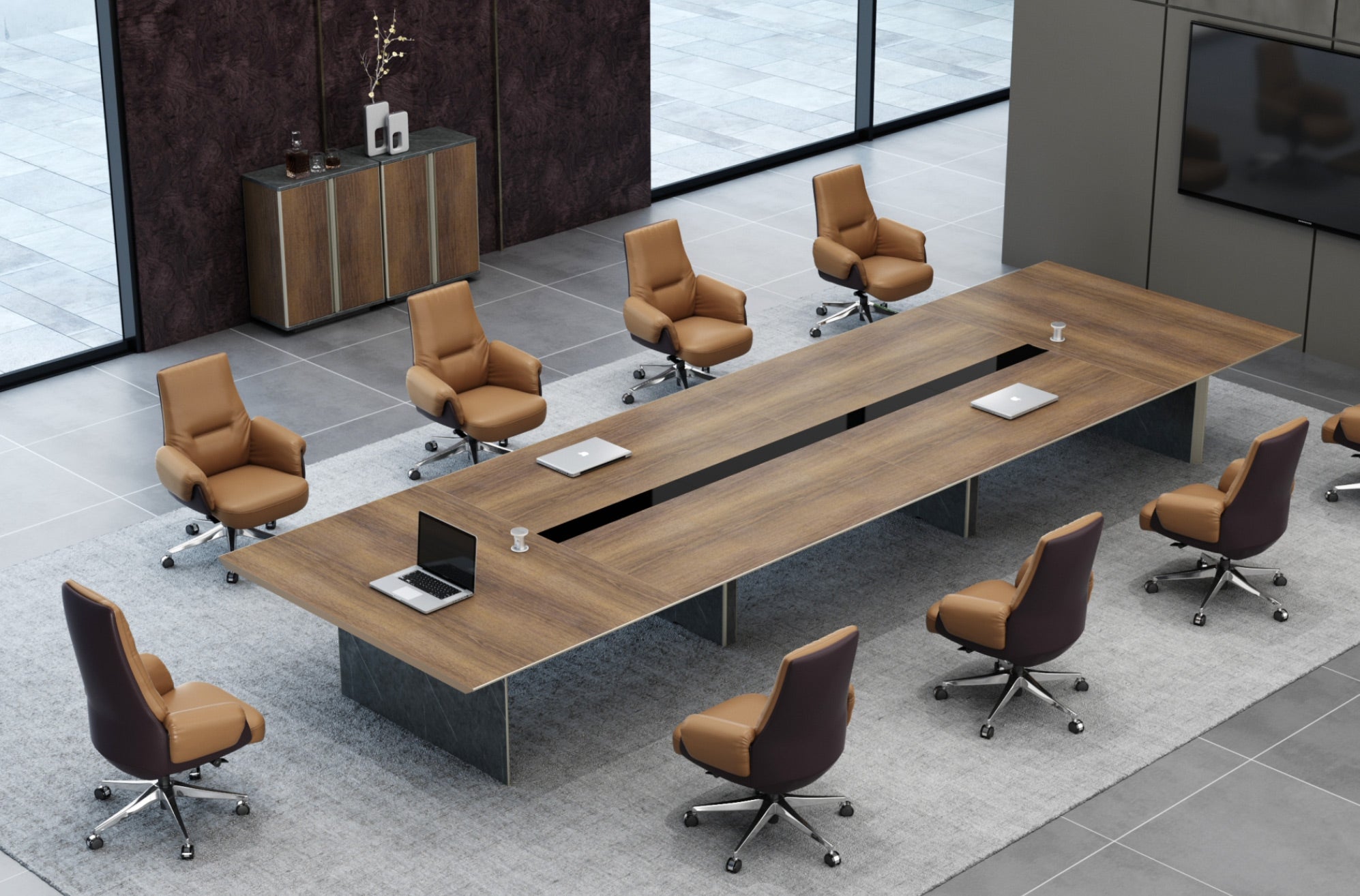DreasyTech 2.4M Boardroom Table