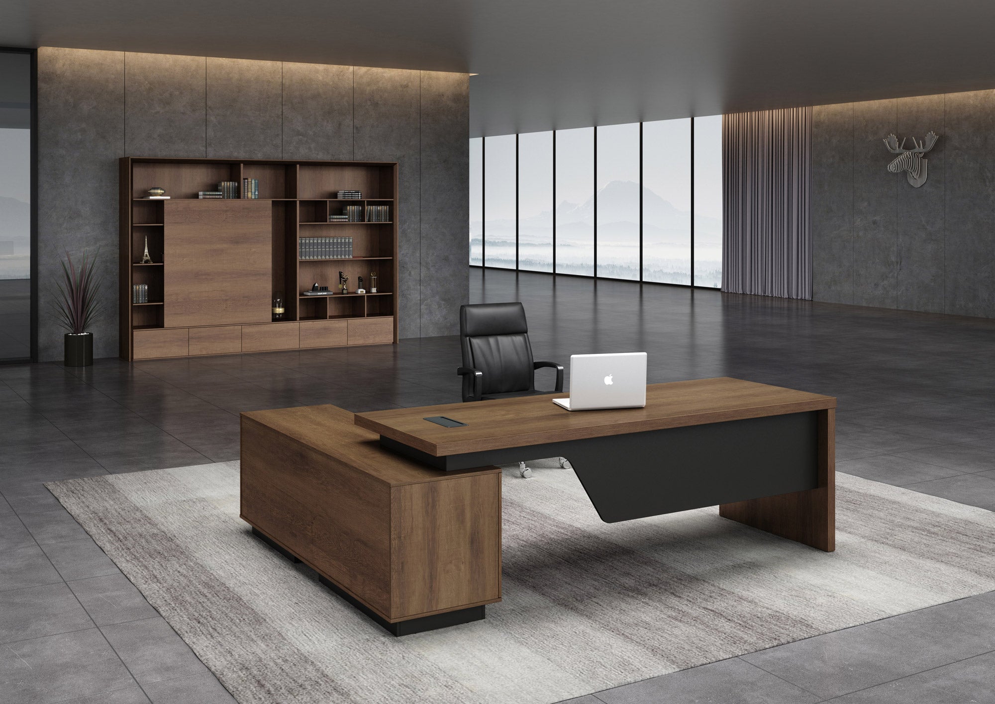 Executive Modern Desk Corner Desks with Return Melbourne Brisbane