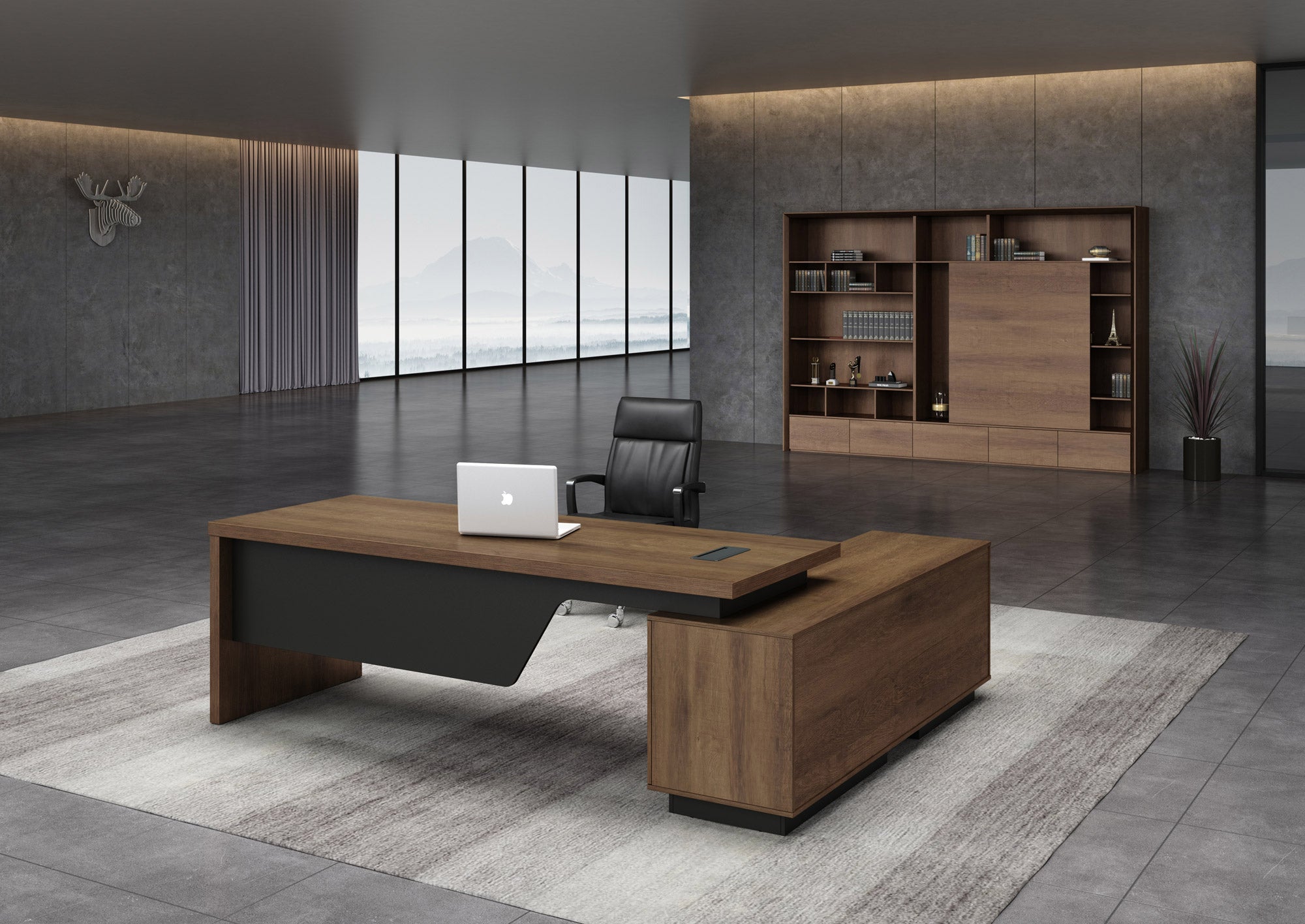 Executive Office Desk Modern Corner Desks Return Brisbane Furniture