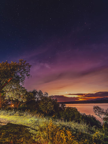 A Starry Sunset in Uganda