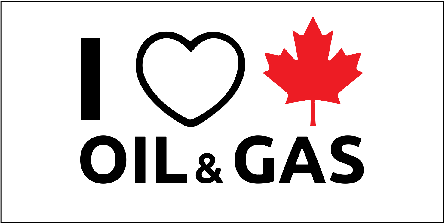 Buy I Love Canadian Oil And Gas Flag Online Flagmart Canada