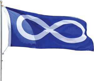 Blue Metis Flag - FlagMart Canada