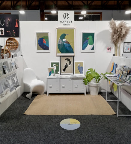 Hansby Design Trade Show stand at the Autumn Gift Fair, Auckland New Zealand