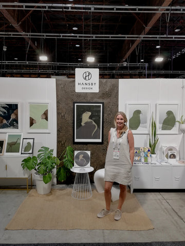 The Hansby Design trade show stand at the Auckland Gift Fair, New Zealand