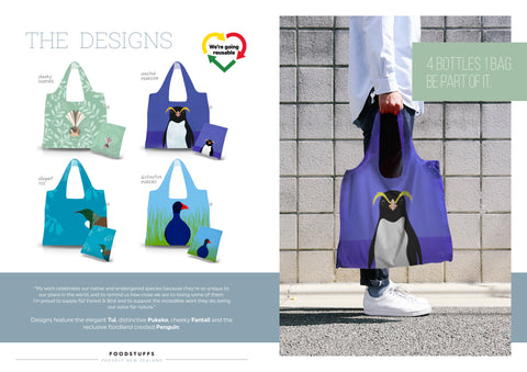 New World reusable bird bags by Hansby Design, New Zealand.