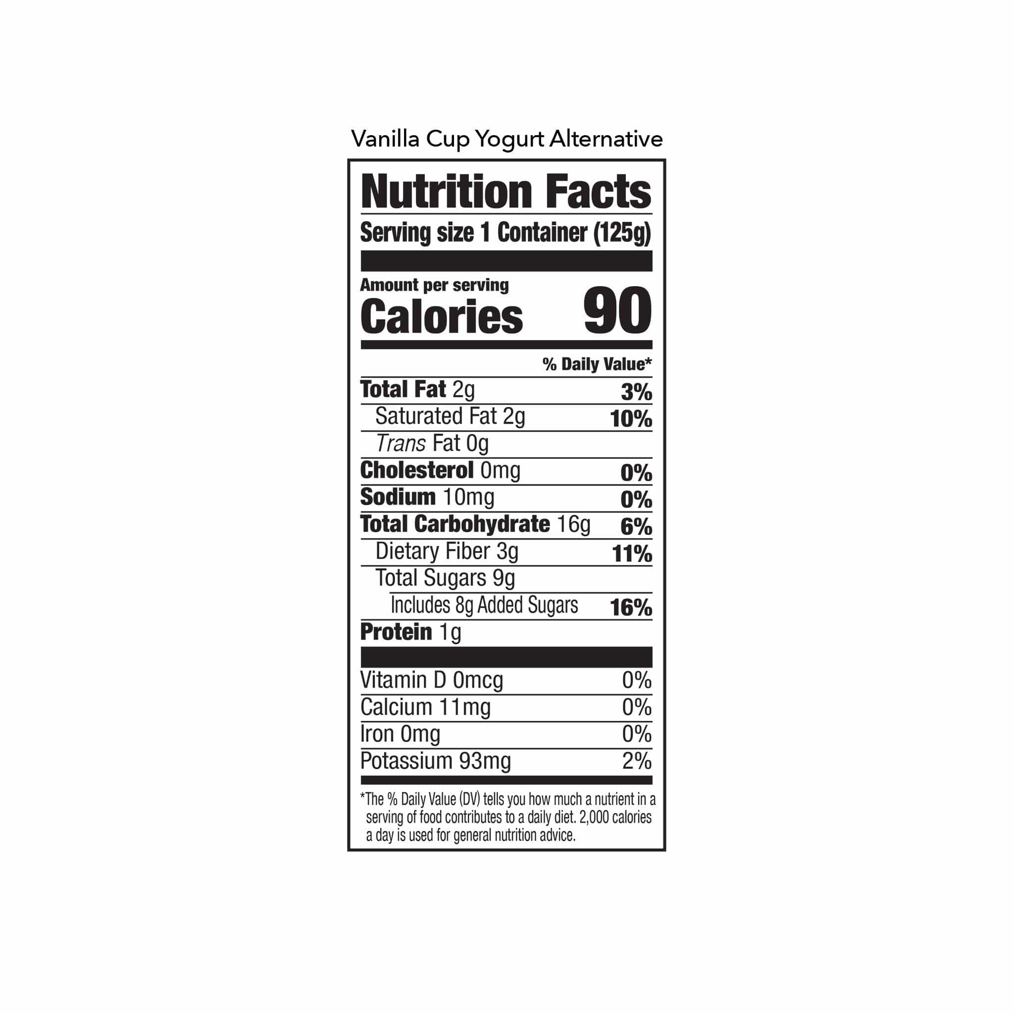 plain yogurt nutrition facts