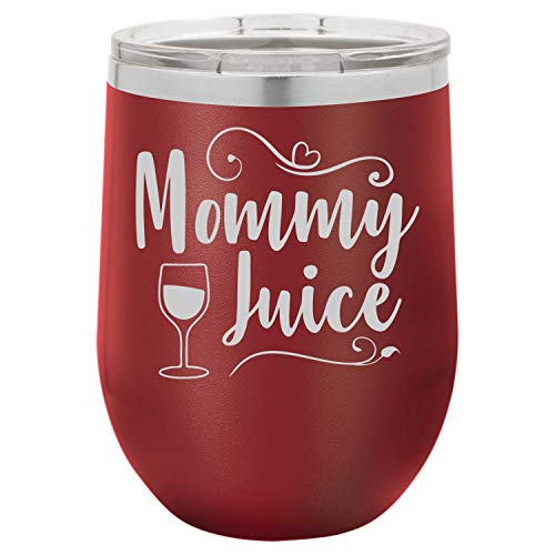 12oz Wine Tumbler Personalized Mom Juice