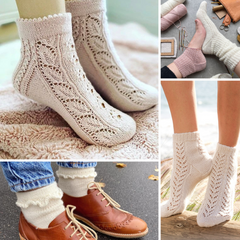 Udvalgte sokkeopskrifter til Ultimate Sock Garnet