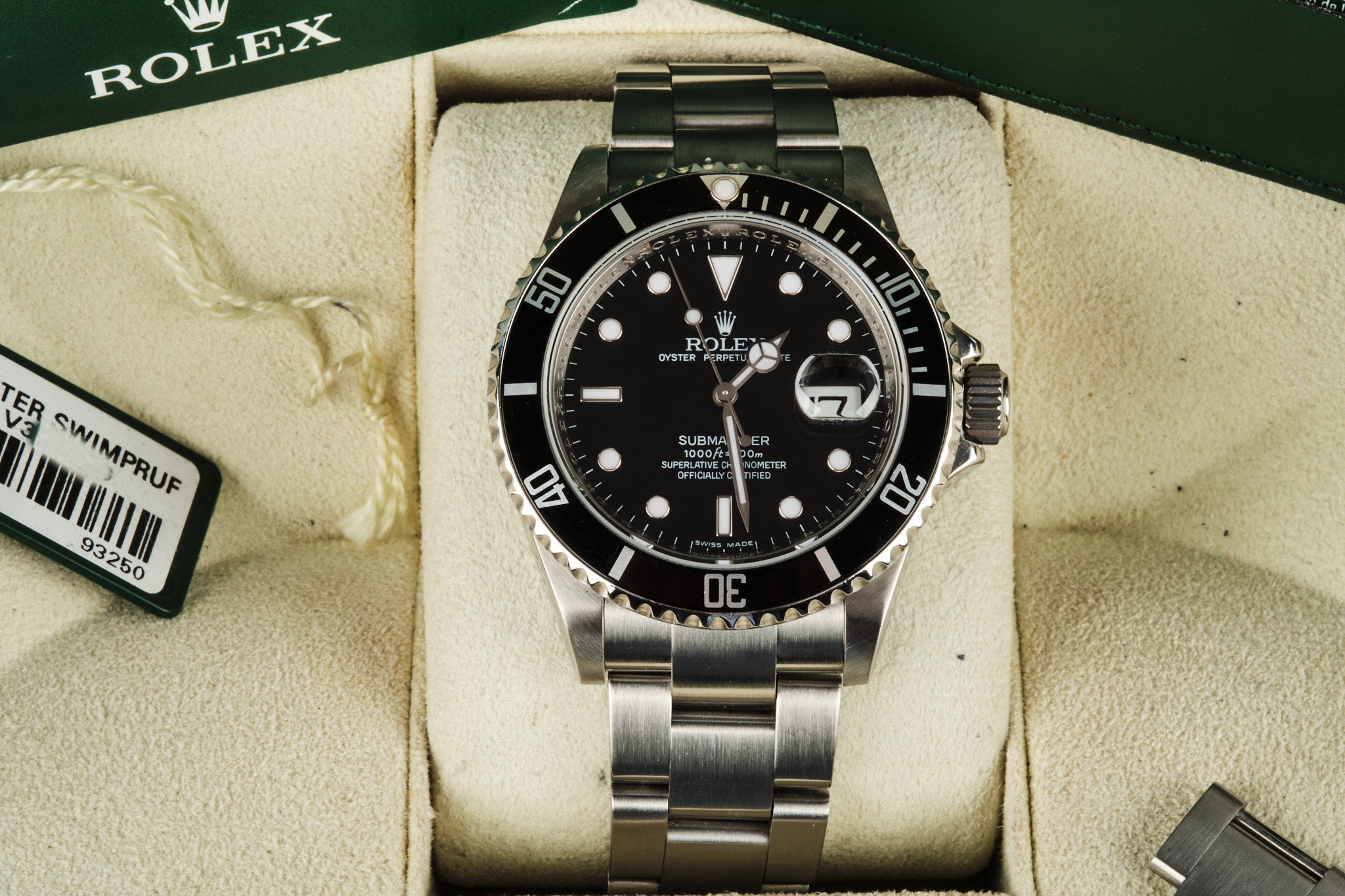 rehaut rolex submariner