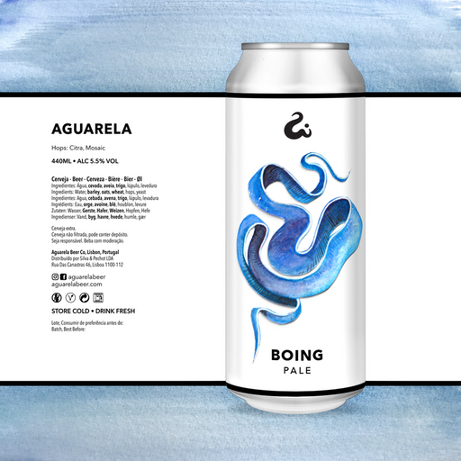 Aguarela BOING: Pale Ale - Outro Lado