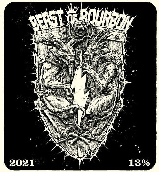 Brouwerij Bliksem GROM Beast of Bourbon Russian Imperial Stout 2021 - Outro Lado