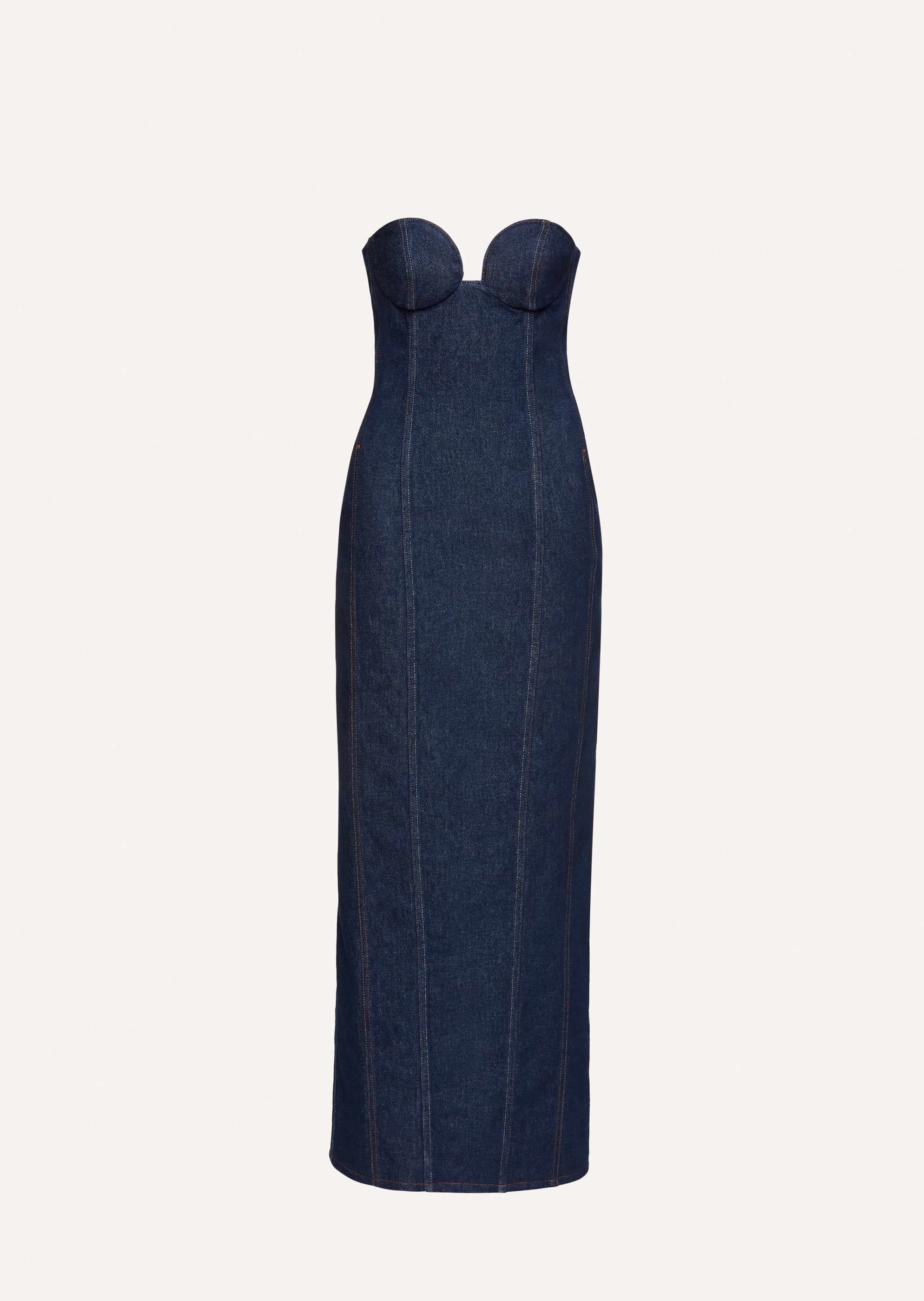 AW23 DENIM 05 DRESS NAVY