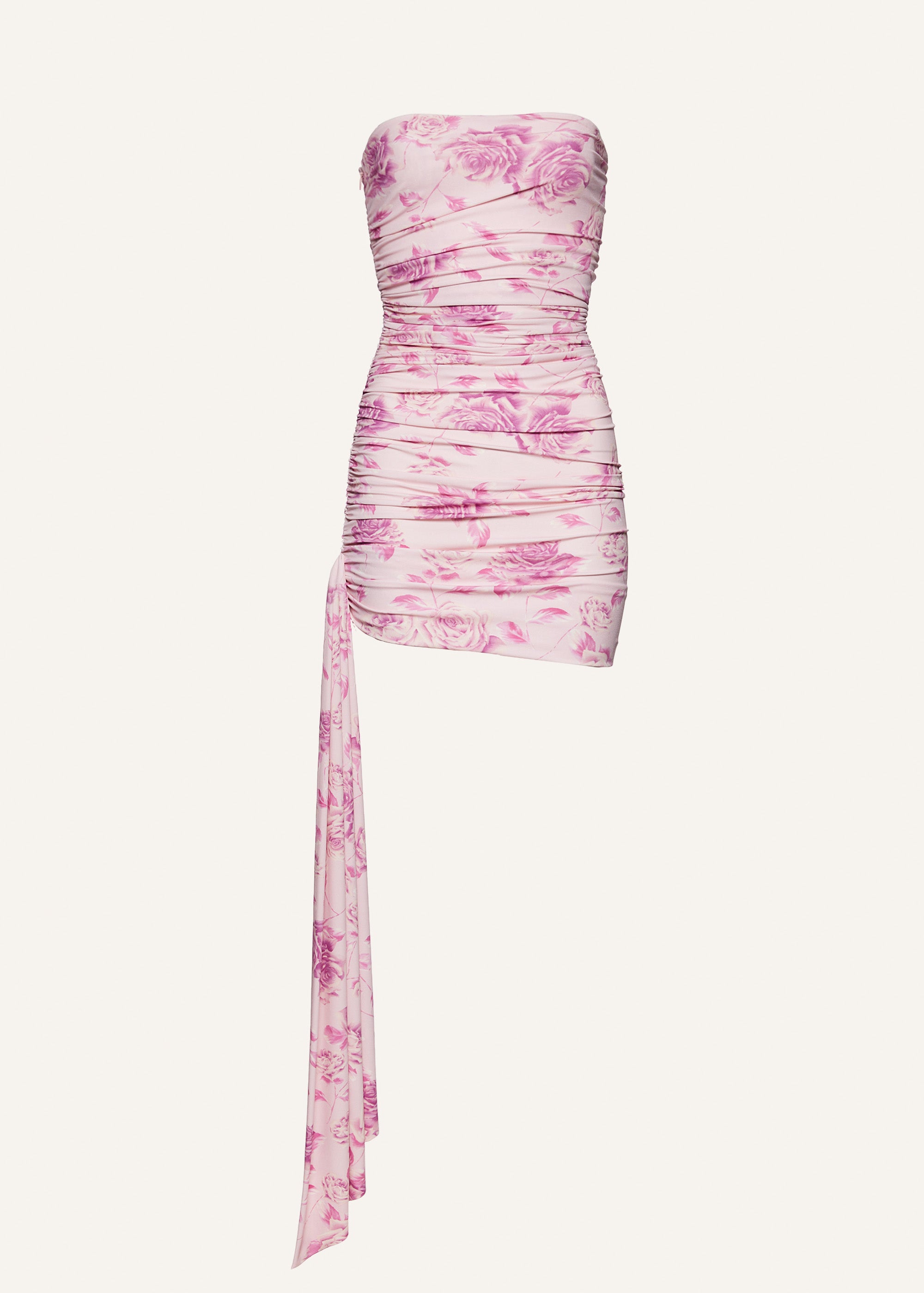 MAGDA BUTRYM pink silk and feather mini dress – Loop Generation