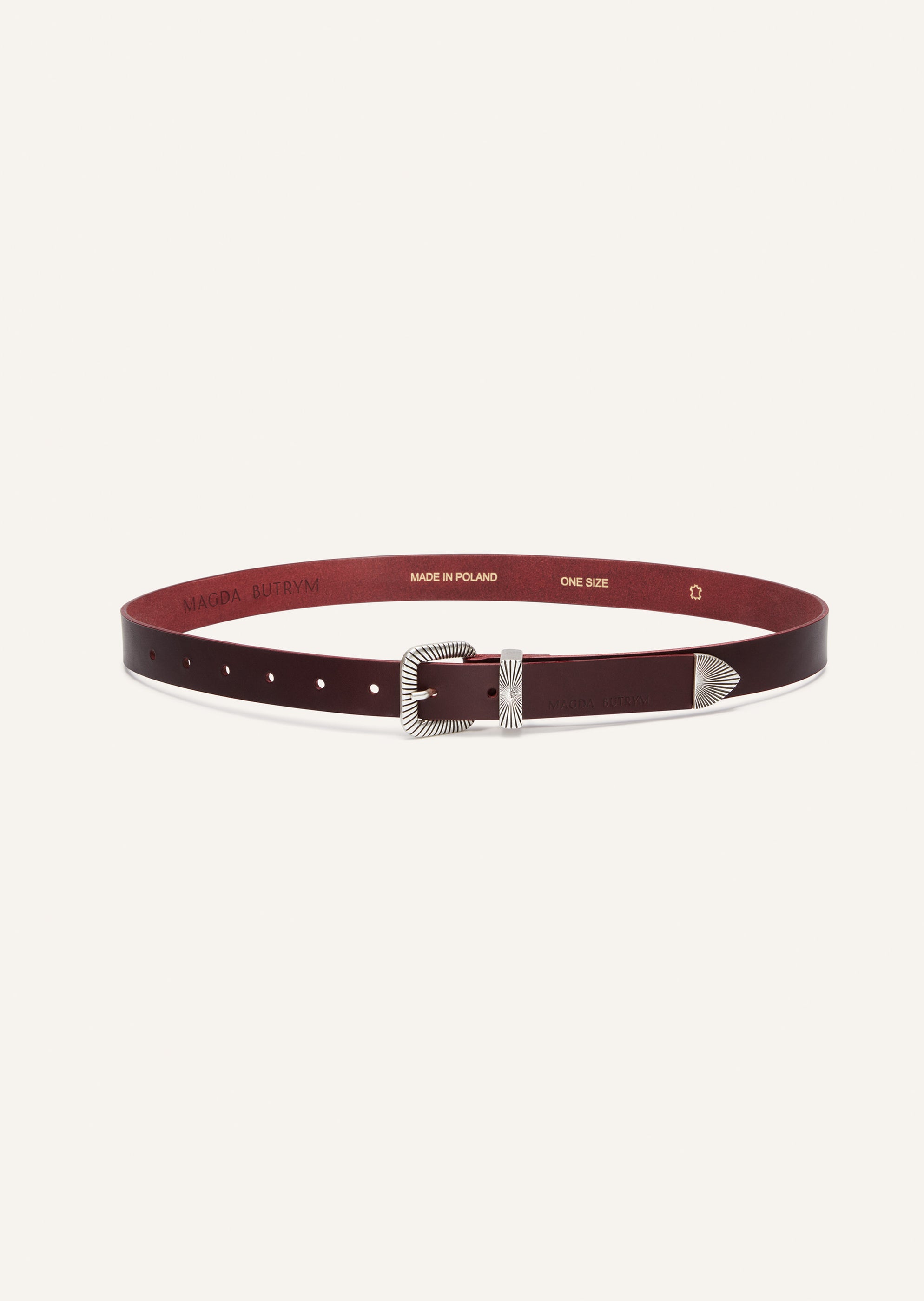 RE24 BELT 02 BURGUNDY