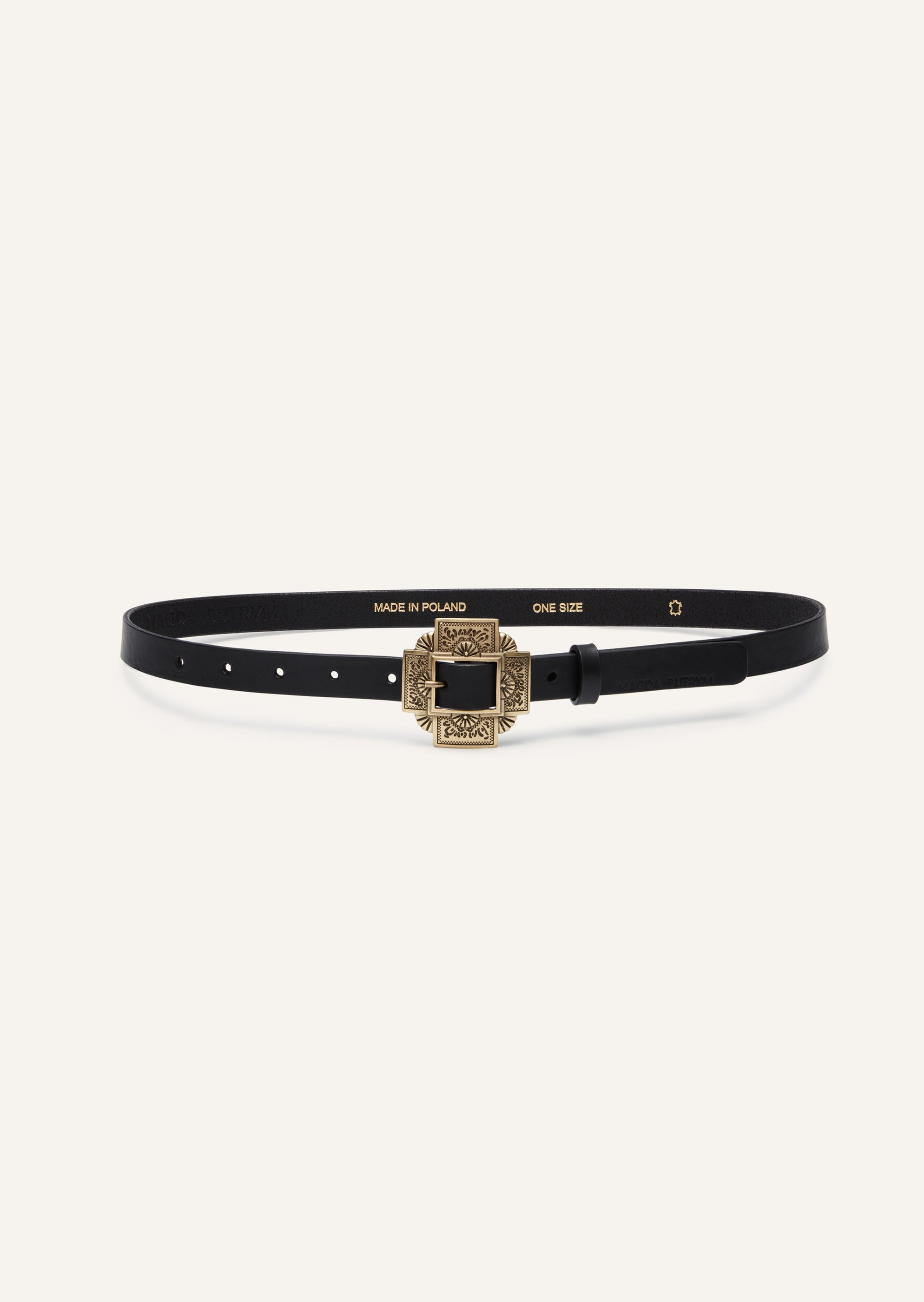 RE24 BELT 03 BLACK GOLD