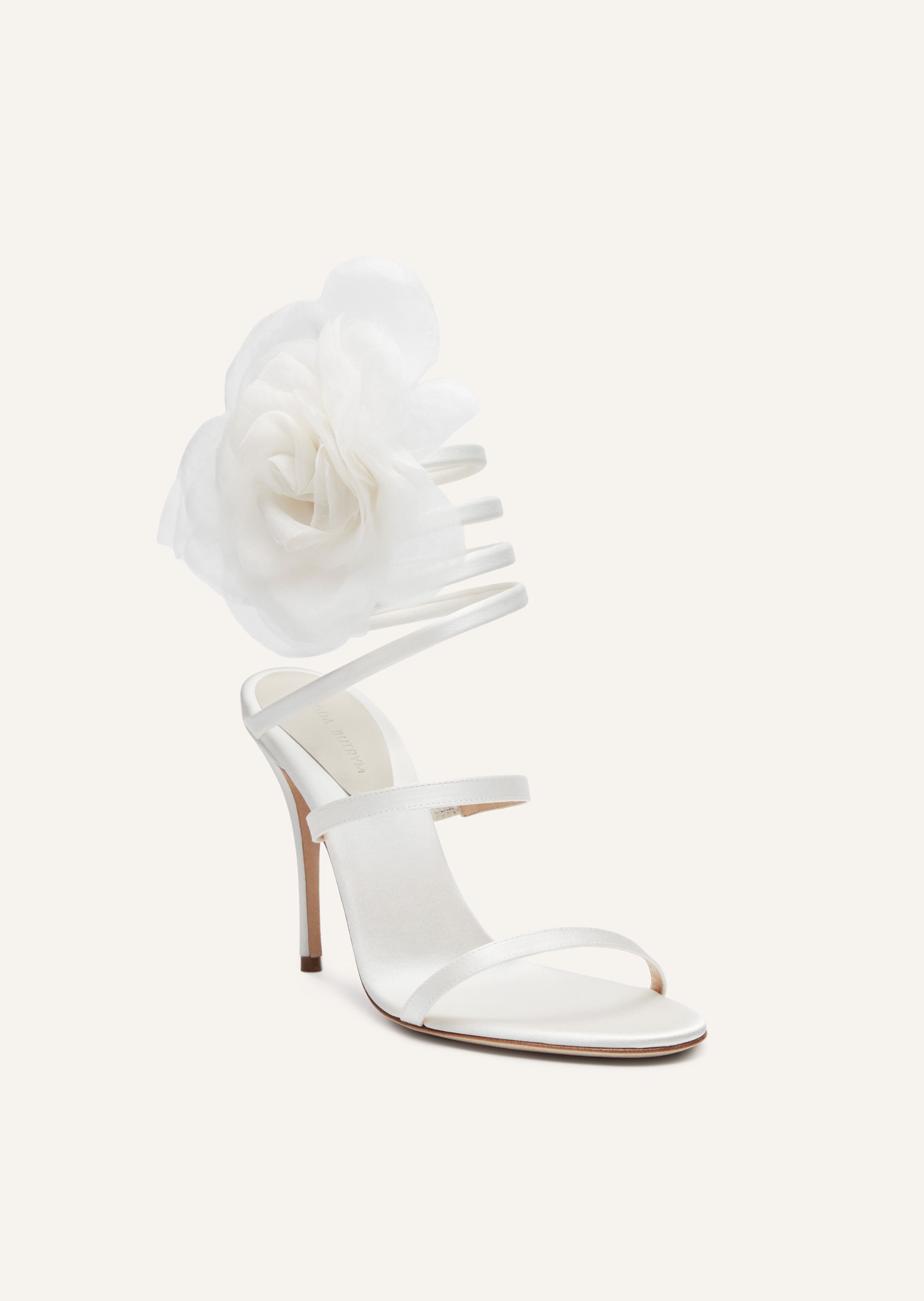 RE24 SPIRAL SANDALS CREAM FLOWER CREAM