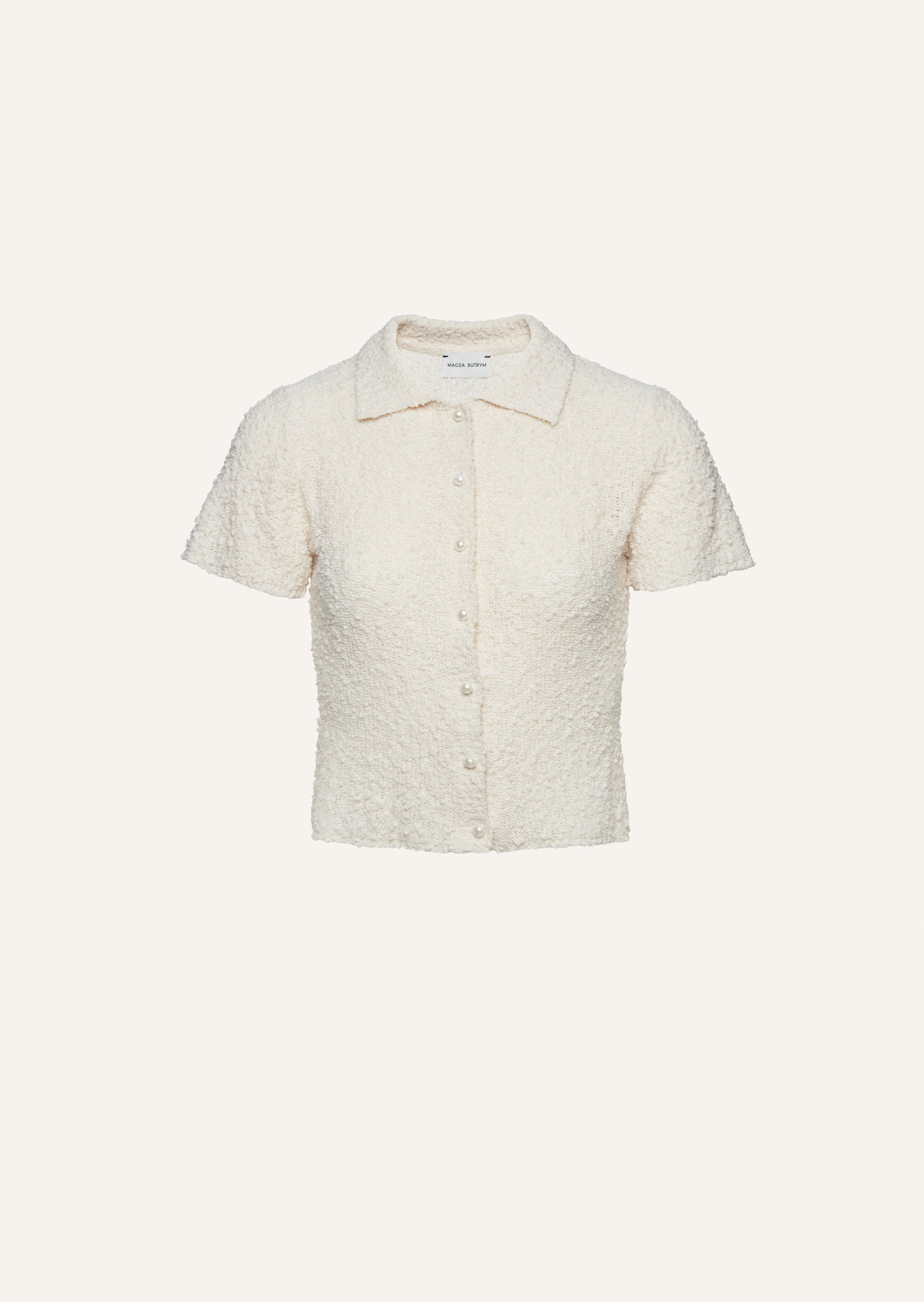 SS24 KNITWEAR 10 SHIRT CREAM